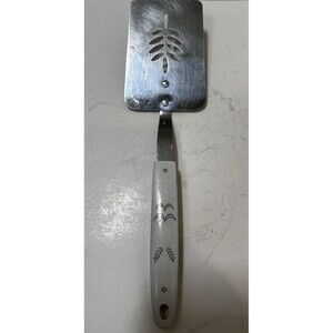 Vtg Ekco Flint Arrowhead Harvest Wheat Slotted Spatula Turner Flipper USA 10”